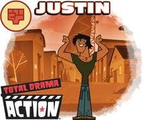 Logo de Justin en ¡Luz, Drama, Acción!