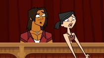 Alejandro and Heather singing in their duet, .
