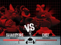 The player is about to start a fight using Chef Hatchet.