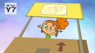 Izzy tells Beth and Duncan that she build her free advice booth.