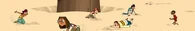 The Heroic Hamsters digging for pieces.