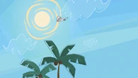 …but accidentally throws bunny into the air.