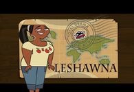 Leshawna's Total Drama World Tour promo picture.