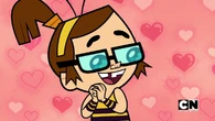 Beth sees a hot dog.