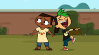 Duncan laughs at beth