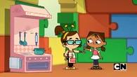Beth and Courtney play together.