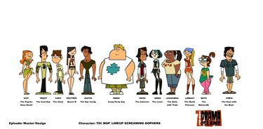 Total Drama Island Characters List