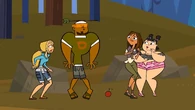 DJ getting hit in the groin by a crab apple, courtesy of Chris.