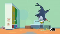 Owen gets attacked by a shark.