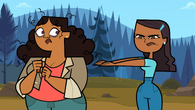 Priya and Millie before the finale.