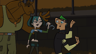 Gwen leaves Total Drama Action with a smile on her face.