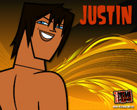 Justin's Total Drama Island promo picture.