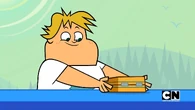 Owen wonders what's in his lunchbox.