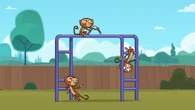 Scary monkeys.png (507 KB) Harold and Beth must race across the monkey bars.