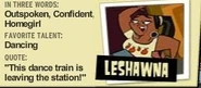 Leshawna (10 KB) Quote from "Slap Slap Revolution."