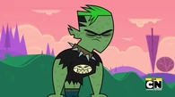 A monster Duncan appears right in front of the kids.