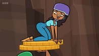 Priya flirts more with Caleb.