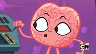 Courtney's brain accidentally breaks the reset lever.