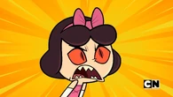Ella becomes very angry.