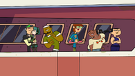 Duncan, Gwen, Eva, Leshawna, DJ, and Harold make a cameo apperance.