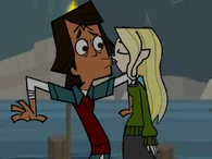 Noah and Dawn kiss