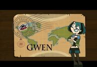 Gwen's Total Drama World Tour promo picture.