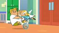 Bridgette saves Owen from Lenny.