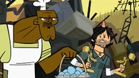 Chef arrives with a basket of mutant mountain goat eggs.