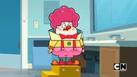 Harold sees Owen dressed up as a clown...