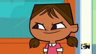 Courtney's happy because her plan worked.