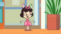 Ella enters the daycare and introduces herself to the other kids.