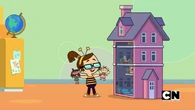 Beth introduces her dolls' new house.