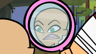 Dakota ends up bald due to the radiation in the mine.