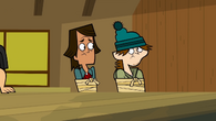 Ezekiel, along with Noah, is tied up in the main lodge during the opening sequence