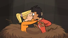 Emma kisses Chase, taking him back.