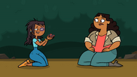 Priya with destroyed bracelets.