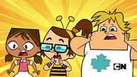 The kids' reactions to Steve putting a hat on Harold.
