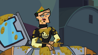 Duncan after he took the Vomit Comet literally.