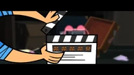 An intern with a clapperboard appears.