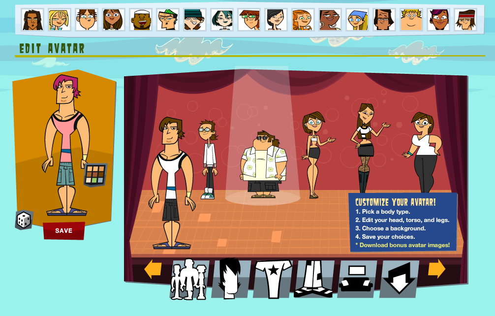 User blog:TotalDramaTV/Avatar Creator, Total Drama Wiki