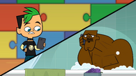 Duncan and chef talking on the phone