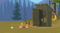 TDI Opening 16.png (1,013 KB) Lindsay is knocked out of the confessional by Izzy and Harold