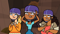 The girls spot a beehive.