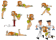 Various poses of Izzy.