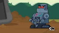 A robot refuses to compete in games with Wendel.