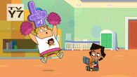Owen being a cheerleader.png (597 KB) Owen cheering for Noah but with 20% more energy.