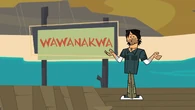 Chris welcomes everyone back to Total Drama Island.