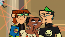 Harold and Duncan glare