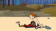Cameron crashes lands into Scott.