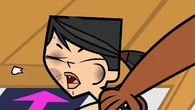 Heather ends up with a bruised eye and loses a tooth after being slapped by Leshawna.